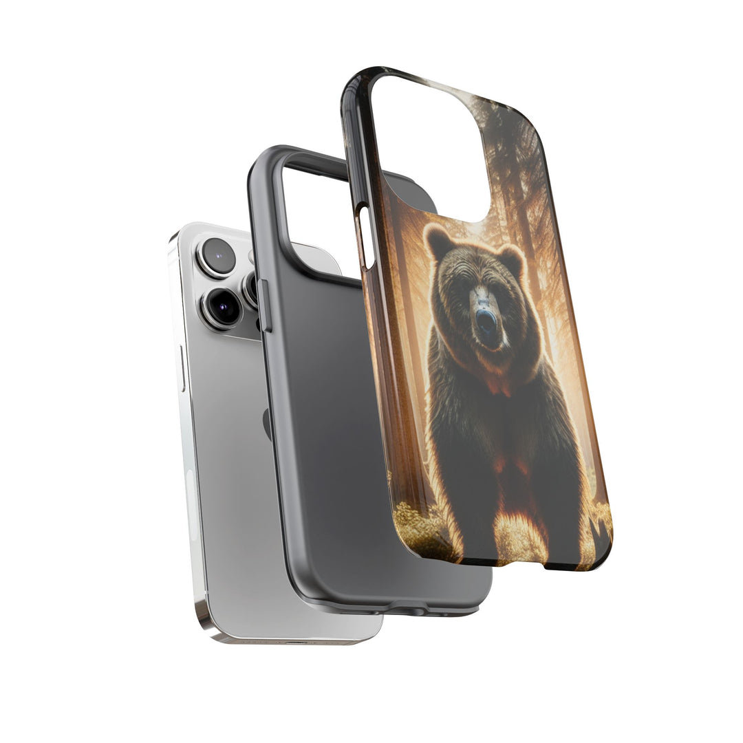 Wildlife Phone Case - Tough Cases with Bear Design, Nature Lover Gift, Animal-Themed Accessories, Eco-Friendly Tech Protection