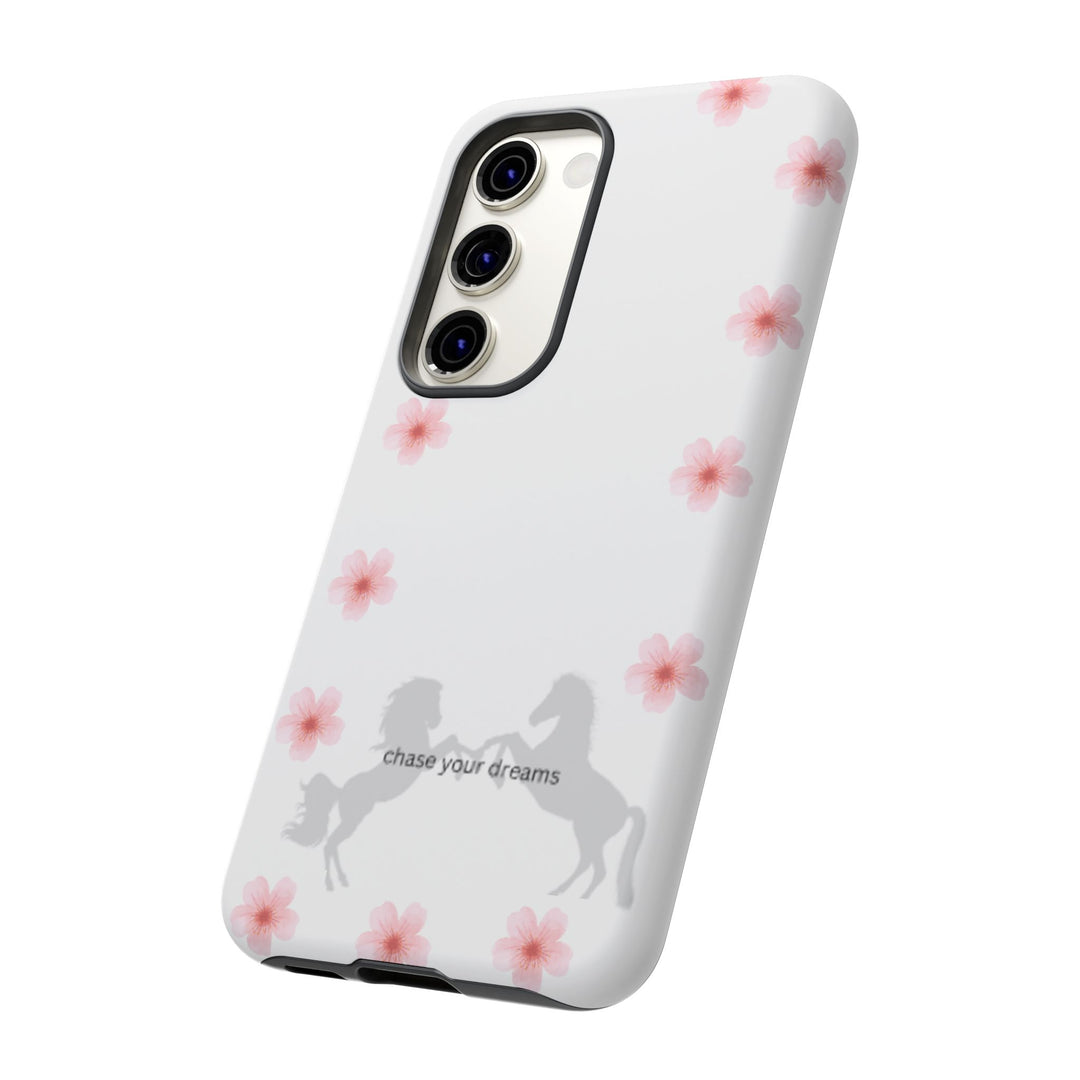 Chase Your Dreams Floral Phone Case