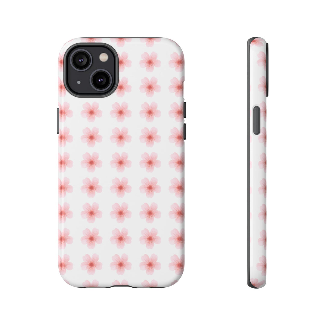 Cherry Blossom Tough Phone Case - Floral Design for Spring & Summer