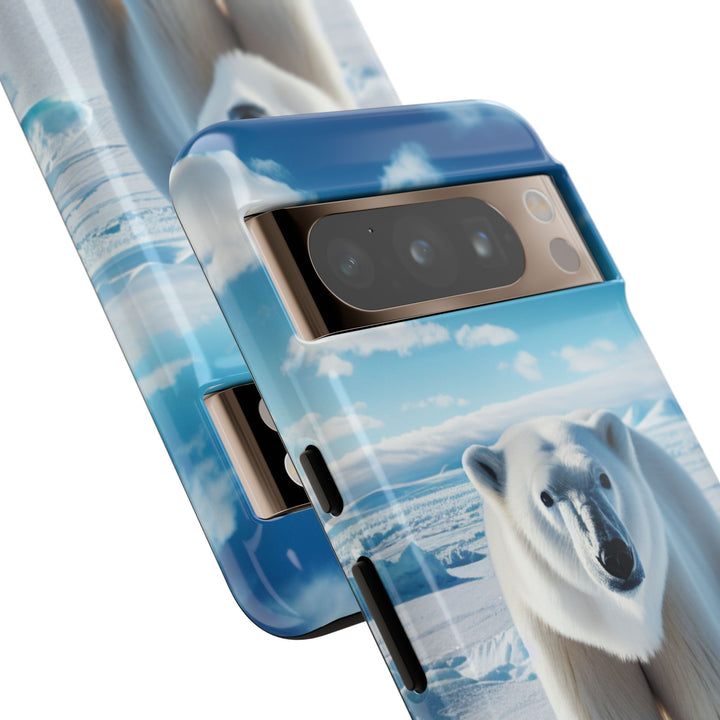 Polar Bear Tough Phone Case - Durable Protector with Arctic Design