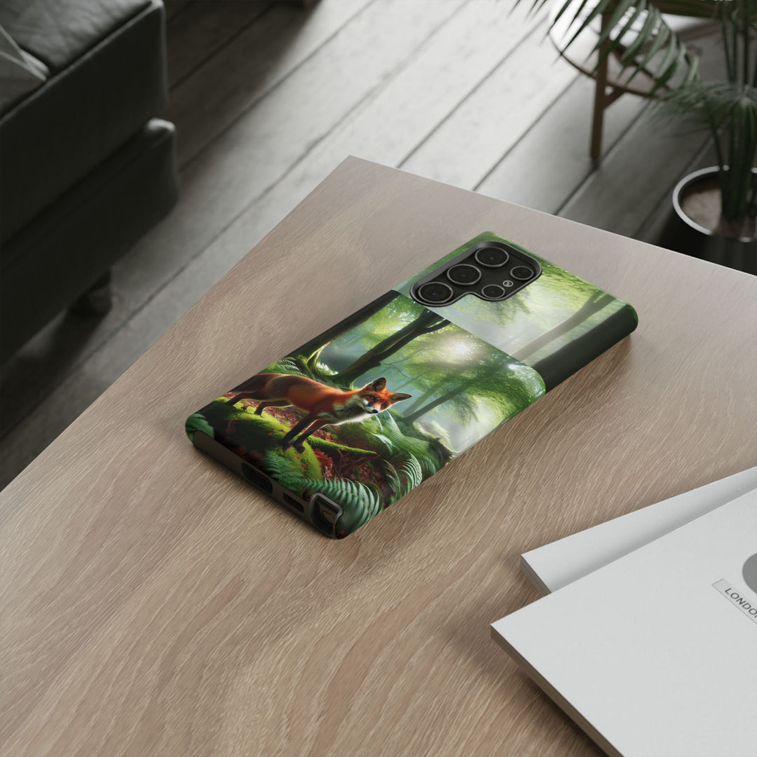 Nature-Inspired Tough Case with Fox Design