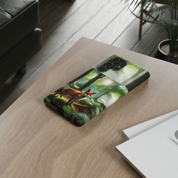 Nature-Inspired Tough Case with Fox Design