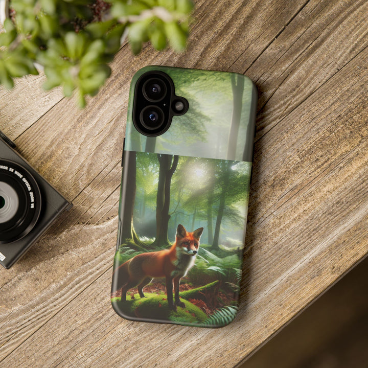 Nature-Inspired Tough Case with Fox Design