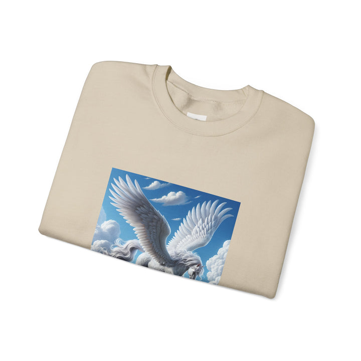 Mythical Pegasus Crewneck Sweatshirt, Cozy Unicorn Gift, Fantasy Apparel, Perfect for Fall, Unique Unisex Sweatshirt