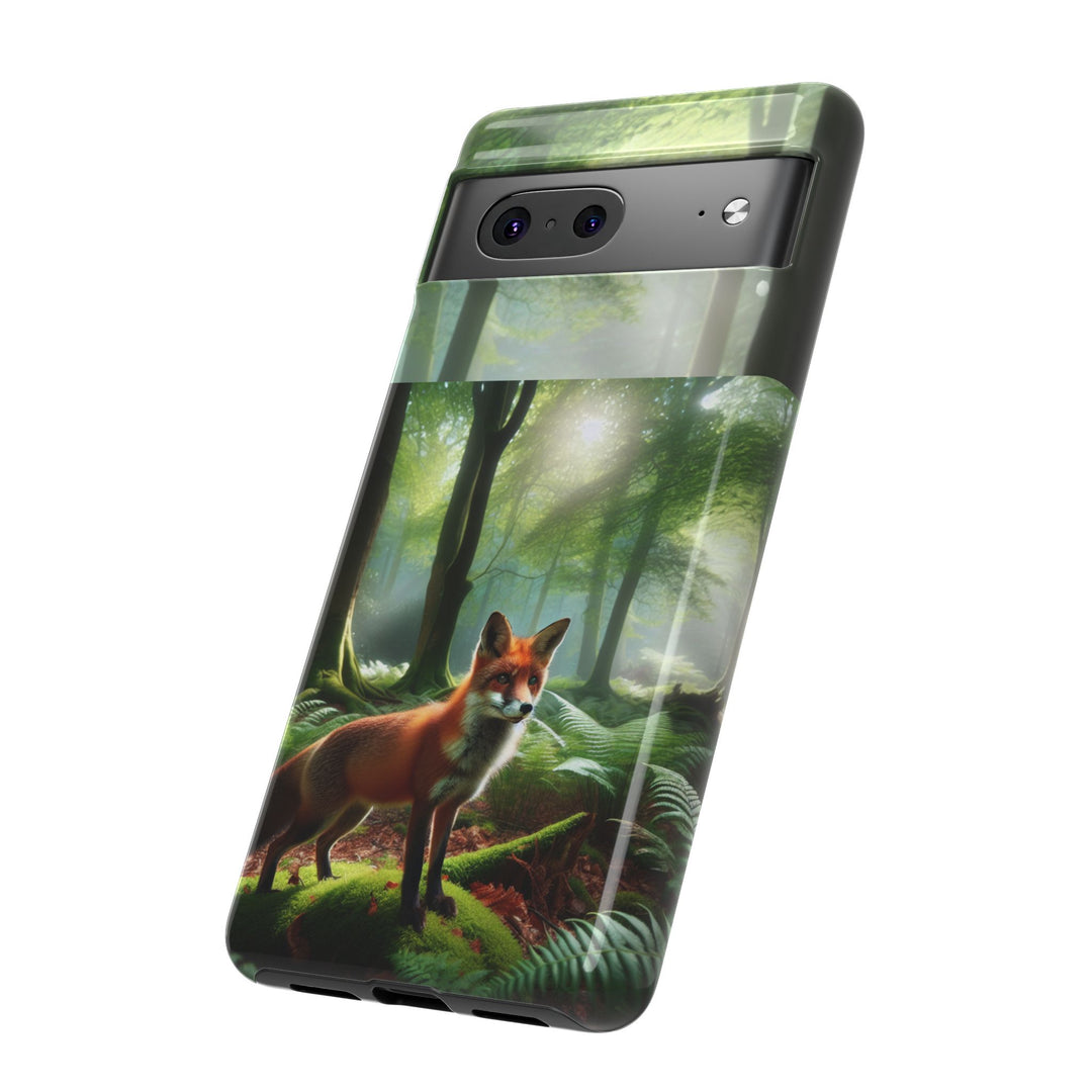 Nature-Inspired Tough Case with Fox Design