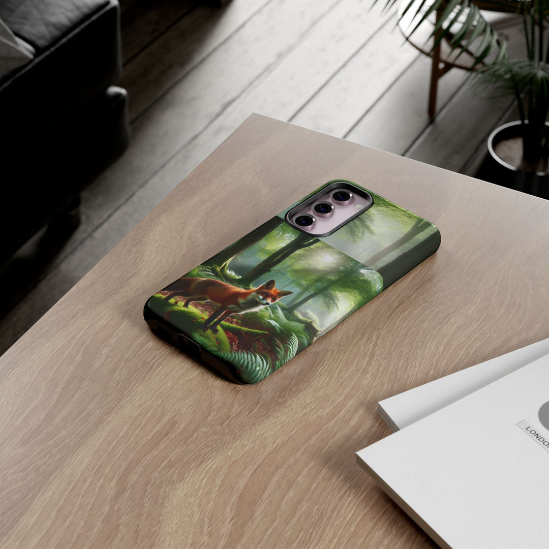Nature-Inspired Tough Case with Fox Design
