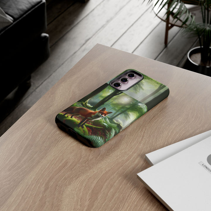 Nature-Inspired Tough Case with Fox Design