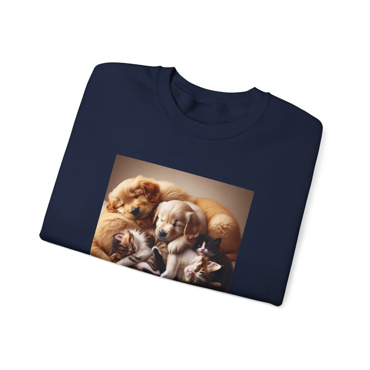 Cozy Pet Lovers' Crewneck Sweatshirt | Cute Dog Design | Gift for Animal Lovers | Comfy Pullover | Birthday or Holiday Gift