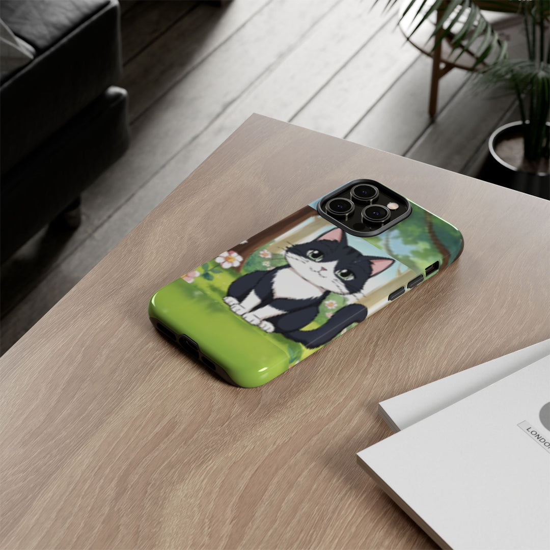 Cute Ai Cat Phone Case - Tough Cases for Animal Lovers