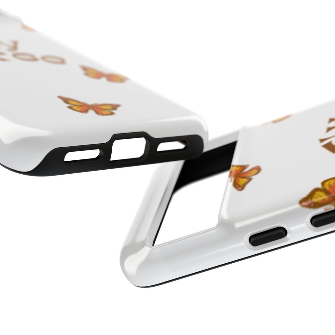 Stylish Phone Case | 'Fly Free' Butterfly Design | Unique Tough Cases
