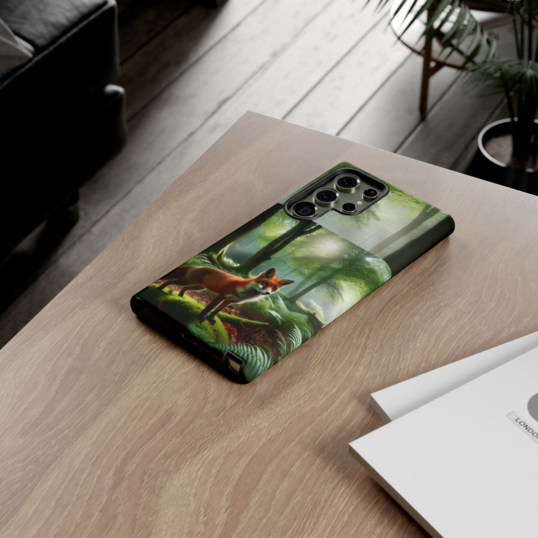 Nature-Inspired Tough Case with Fox Design