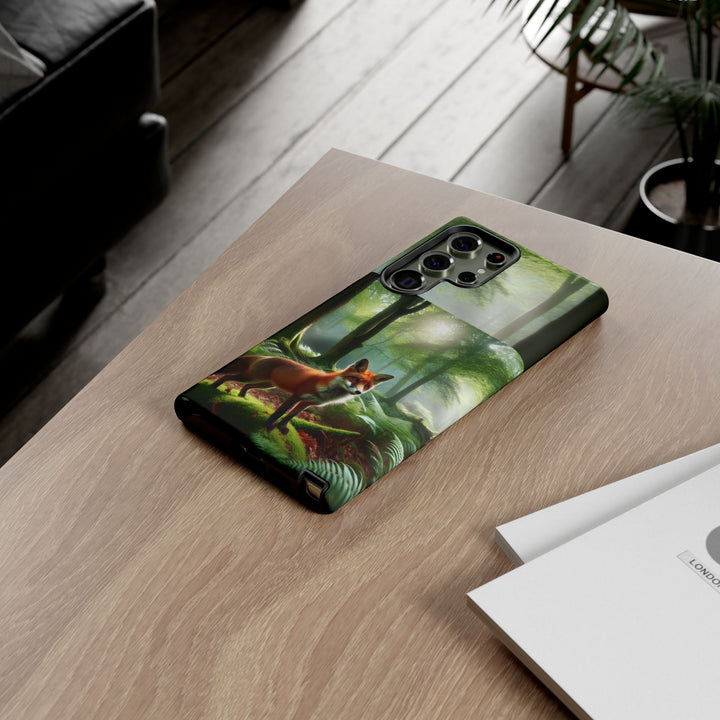 Nature-Inspired Tough Case with Fox Design