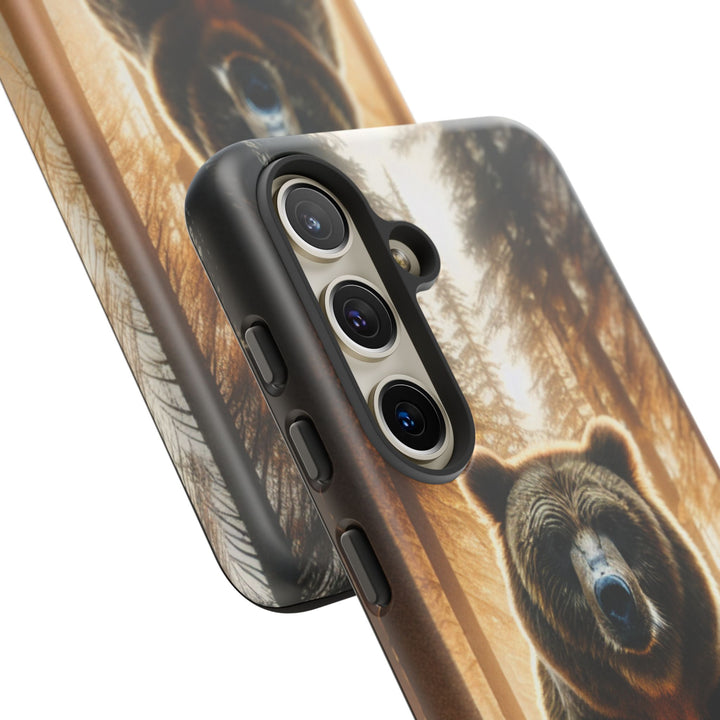 Wildlife Phone Case - Tough Cases with Bear Design, Nature Lover Gift, Animal-Themed Accessories, Eco-Friendly Tech Protection