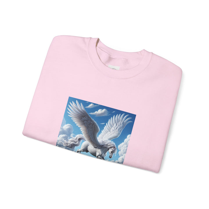 Majestic Pegasus Crewneck Sweatshirt – Cozy Fantasy Gift, Unicorn Lovers Apparel, Magical Sweatshirt, Dreamy Gifts, Casual Trendy Wear
