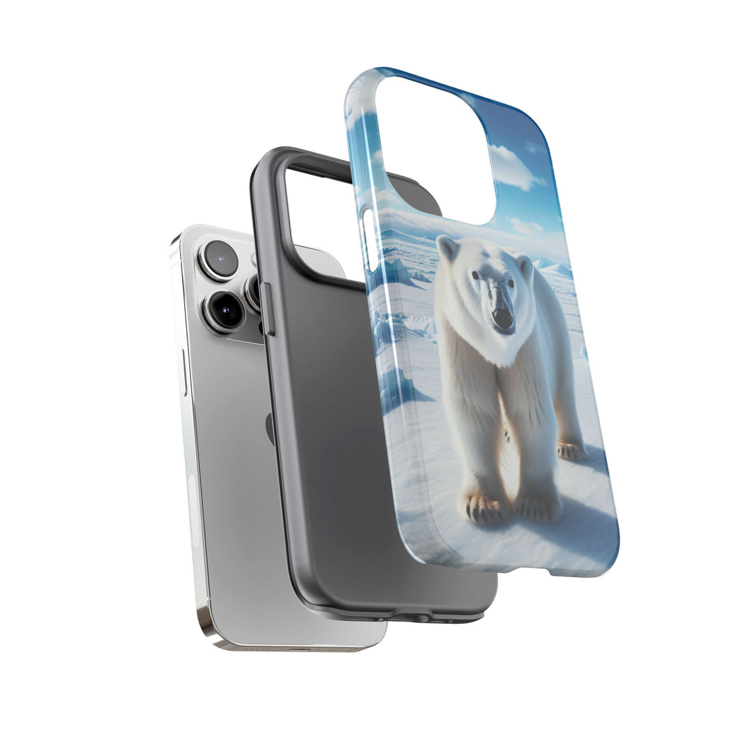 Polar Bear Tough Phone Case - Durable Protector with Arctic Design