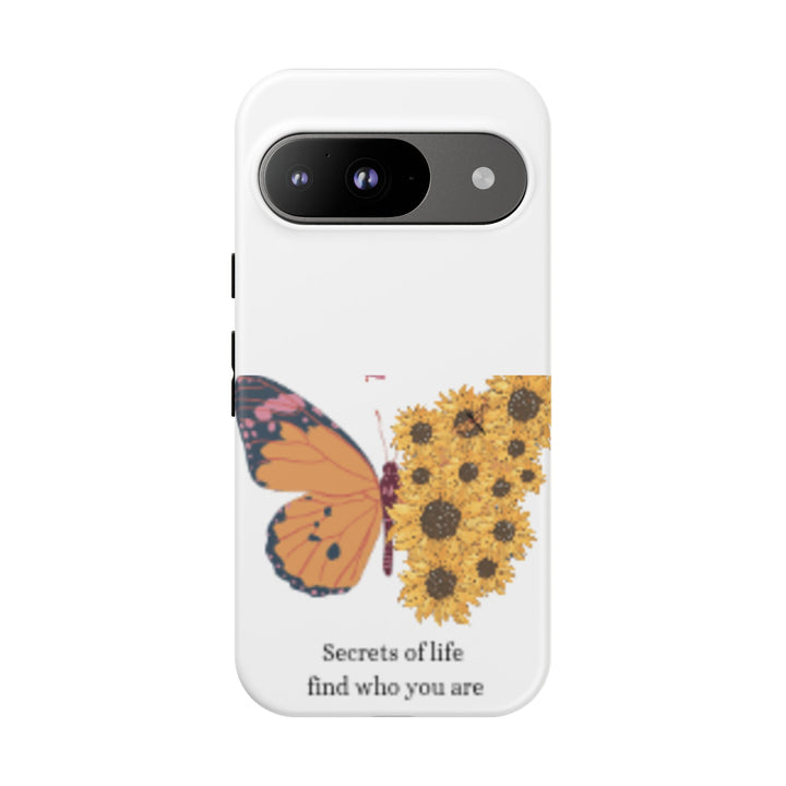 Butterfly & Sunflower Phone Case - "Secrets of Life" Design