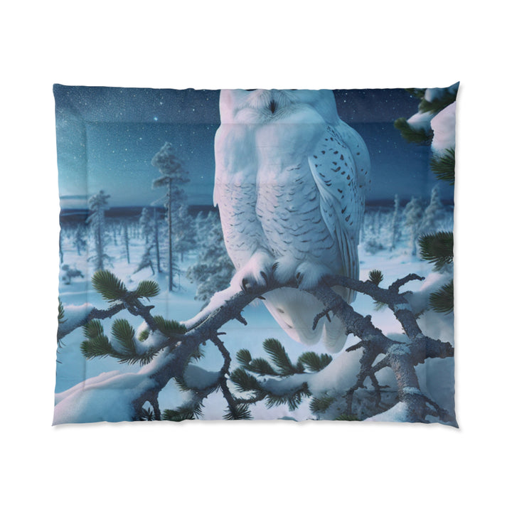 white owl Comforter
