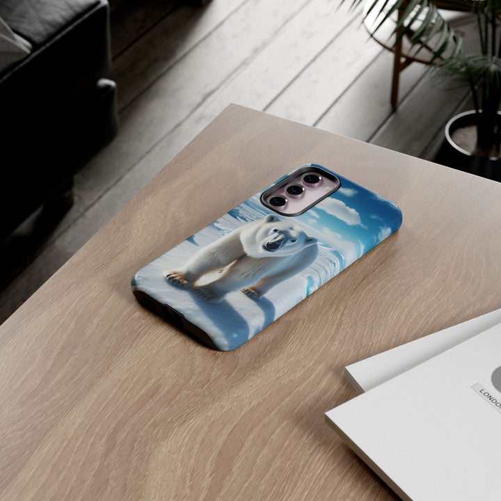 Polar Bear Tough Phone Case - Durable Protector with Arctic Design
