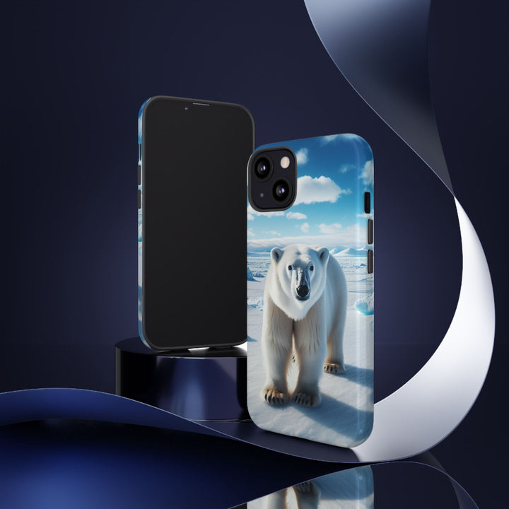 Polar Bear Tough Phone Case - Durable Protector with Arctic Design