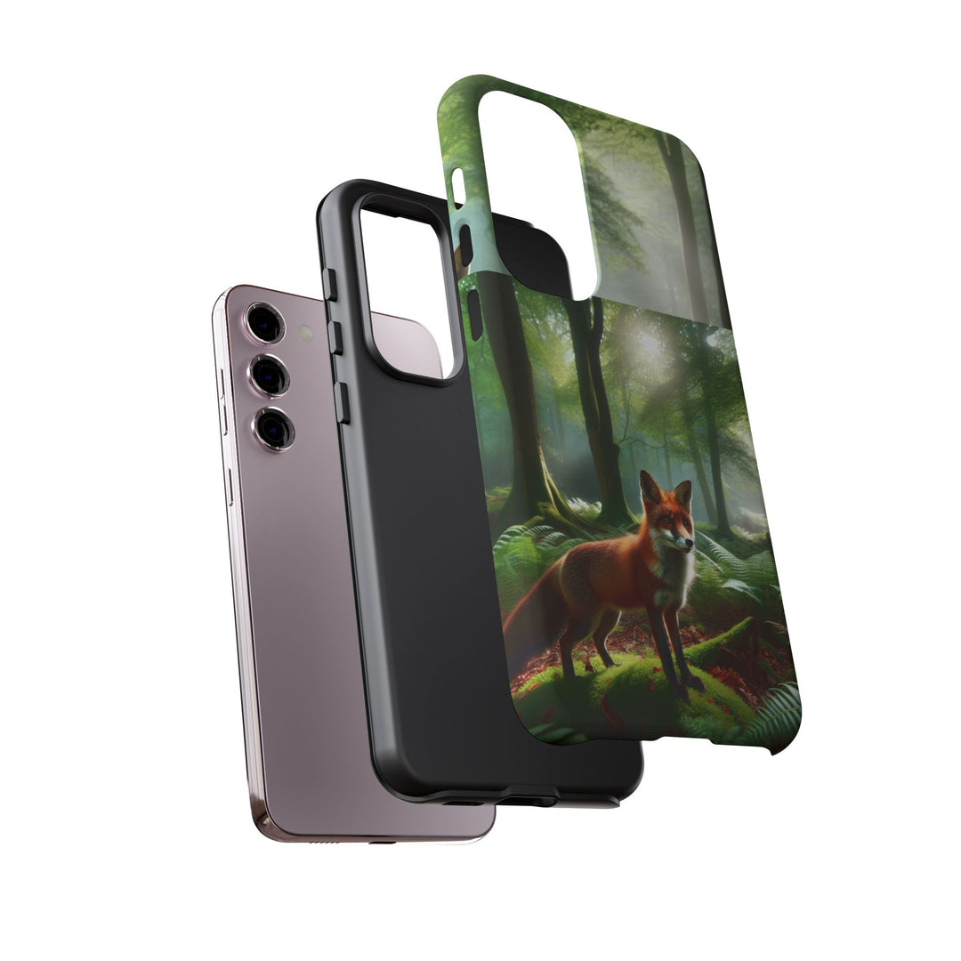 Nature-Inspired Tough Case with Fox Design
