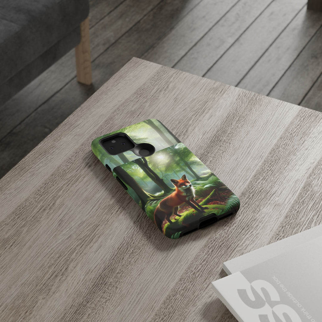 Nature-Inspired Tough Case with Fox Design
