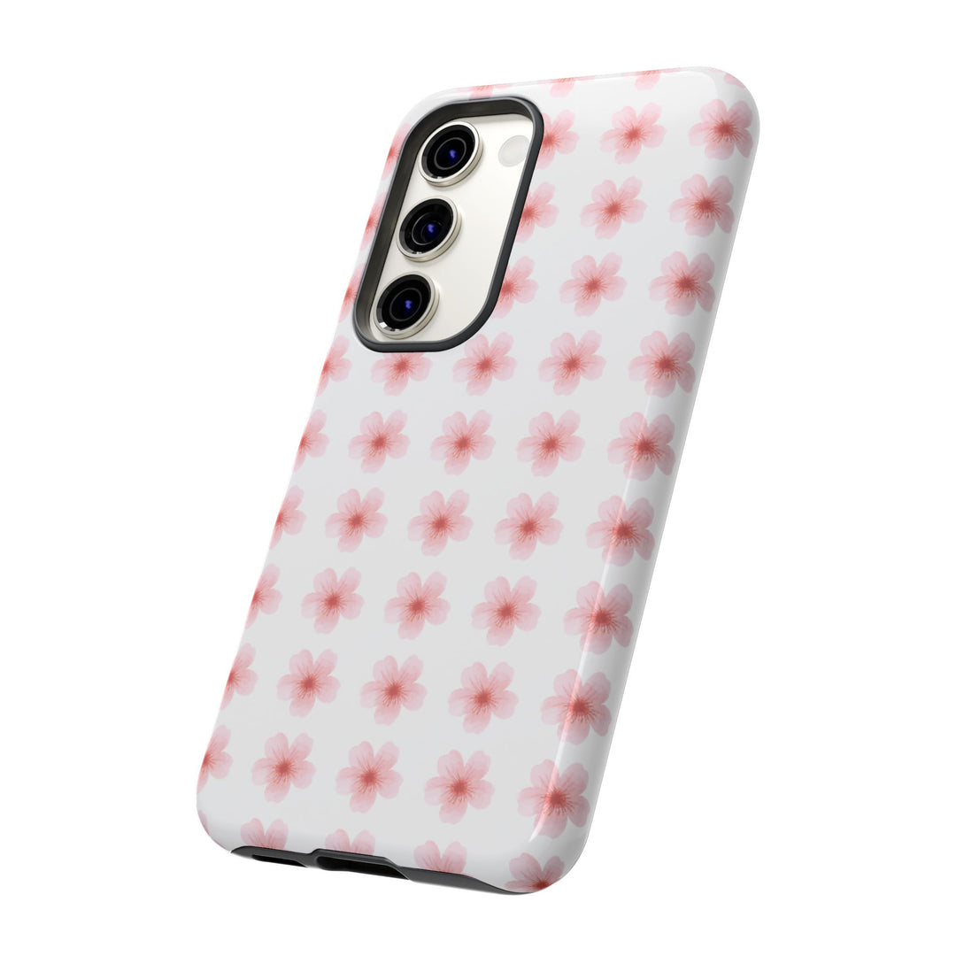 Cherry Blossom Tough Phone Case - Floral Design for Spring & Summer