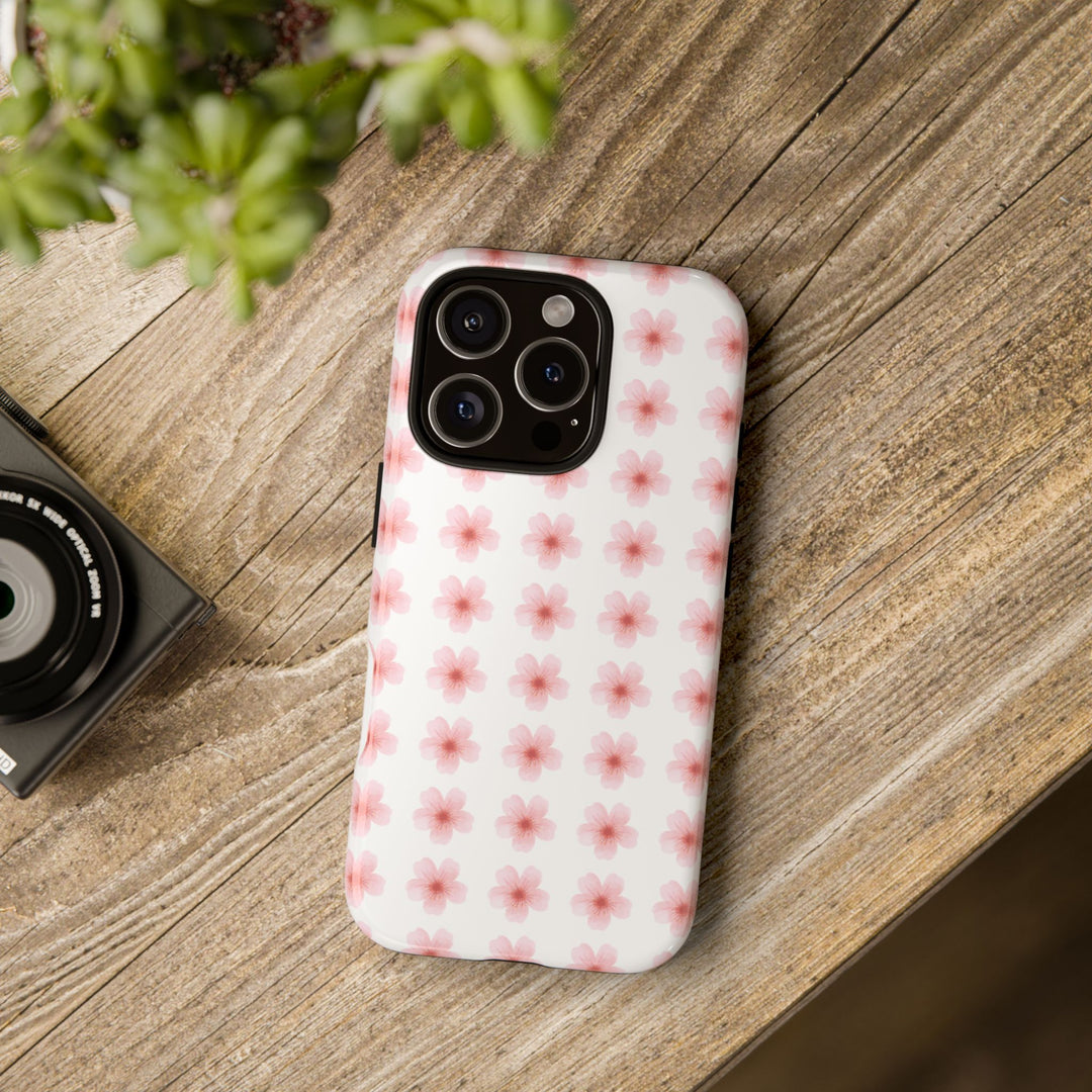 Cherry Blossom Tough Phone Case - Floral Design for Spring & Summer