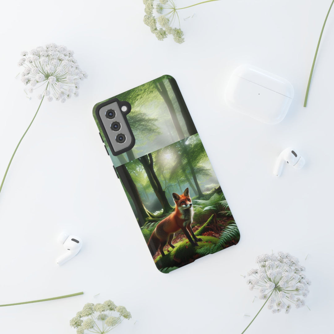 Nature-Inspired Tough Case with Fox Design