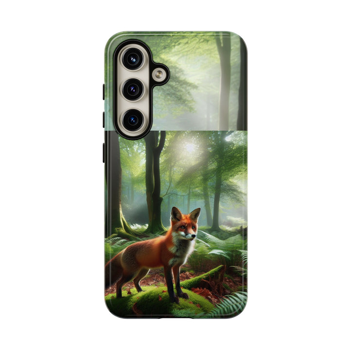 Nature-Inspired Tough Case with Fox Design