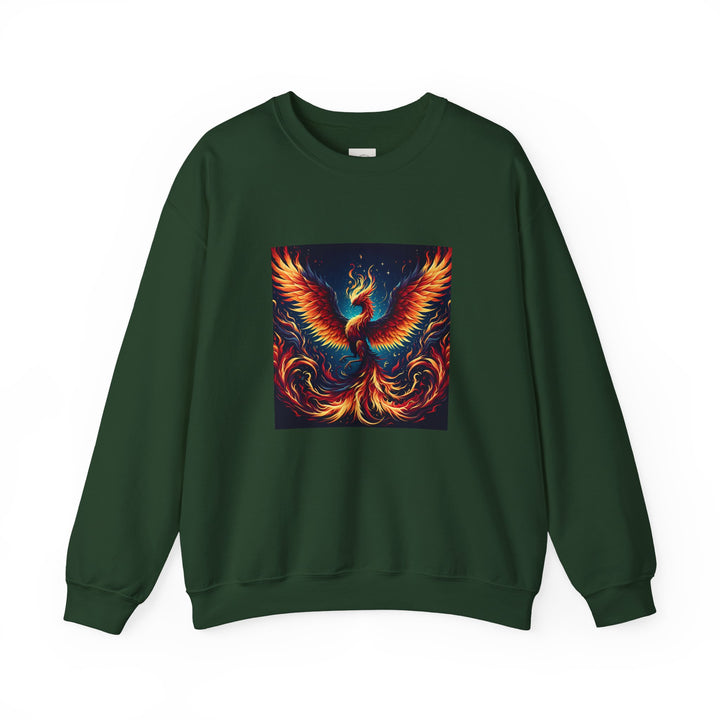 Fiery Phoenix Sweatshirt - Cozy Unisex Crewneck, Gift for Art Lovers