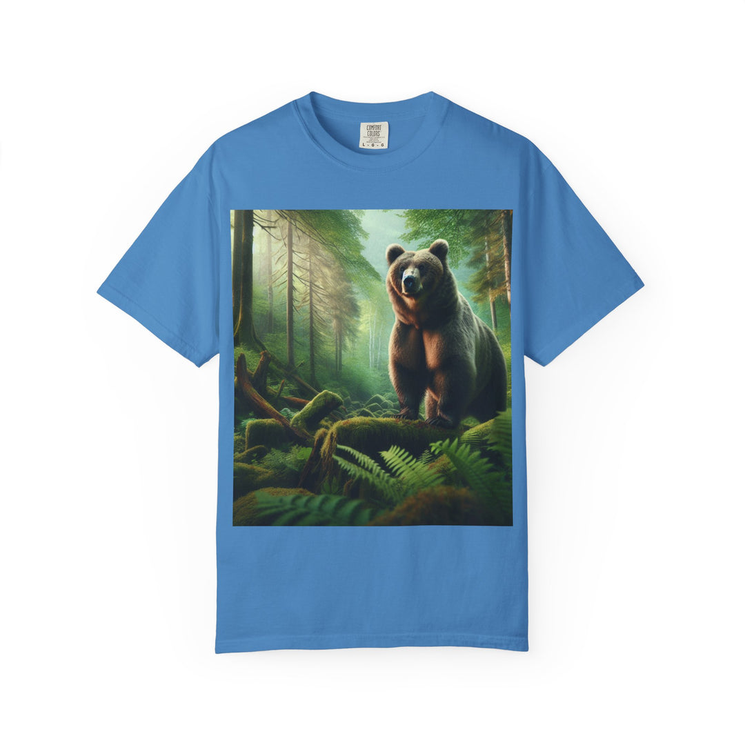 Nature-Inspired Unisex Bear Graphic Tee - Ideal for Outdoor Enthusiasts