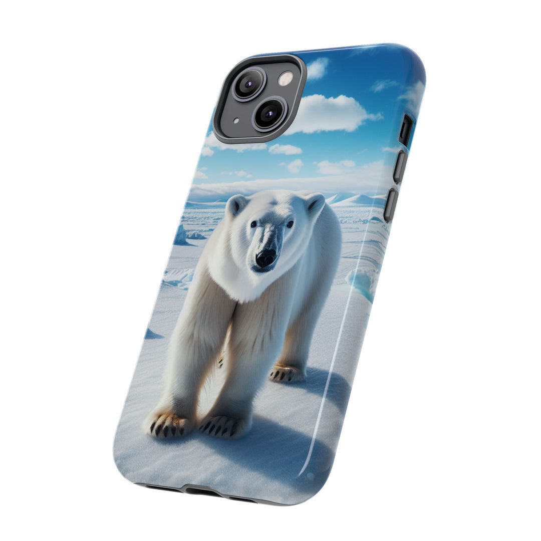 Polar Bear Tough Phone Case - Durable Protector with Arctic Design