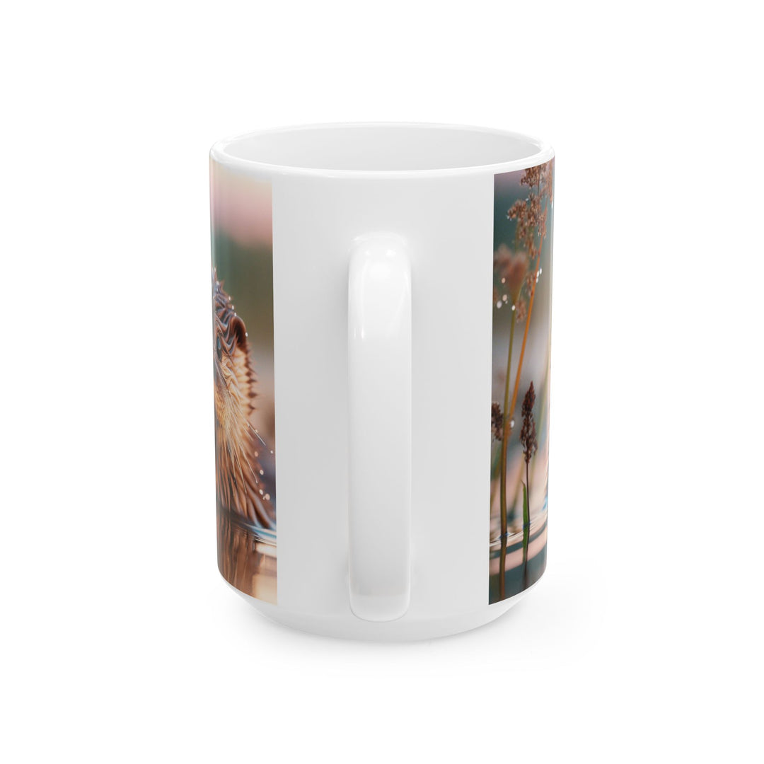 Adorable Otter Ceramic Mug – Perfect Gift for Animal Lovers