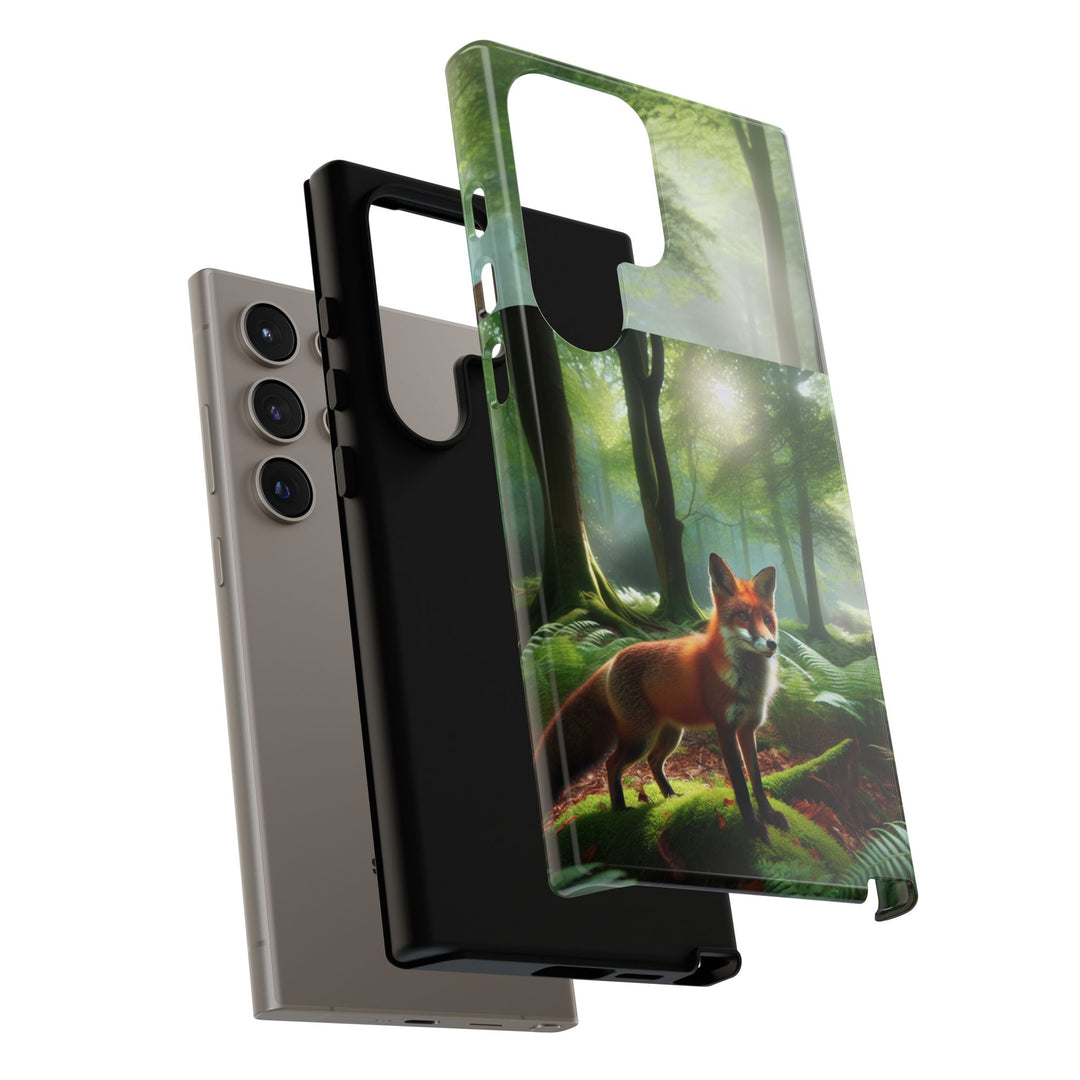 Nature-Inspired Tough Case with Fox Design
