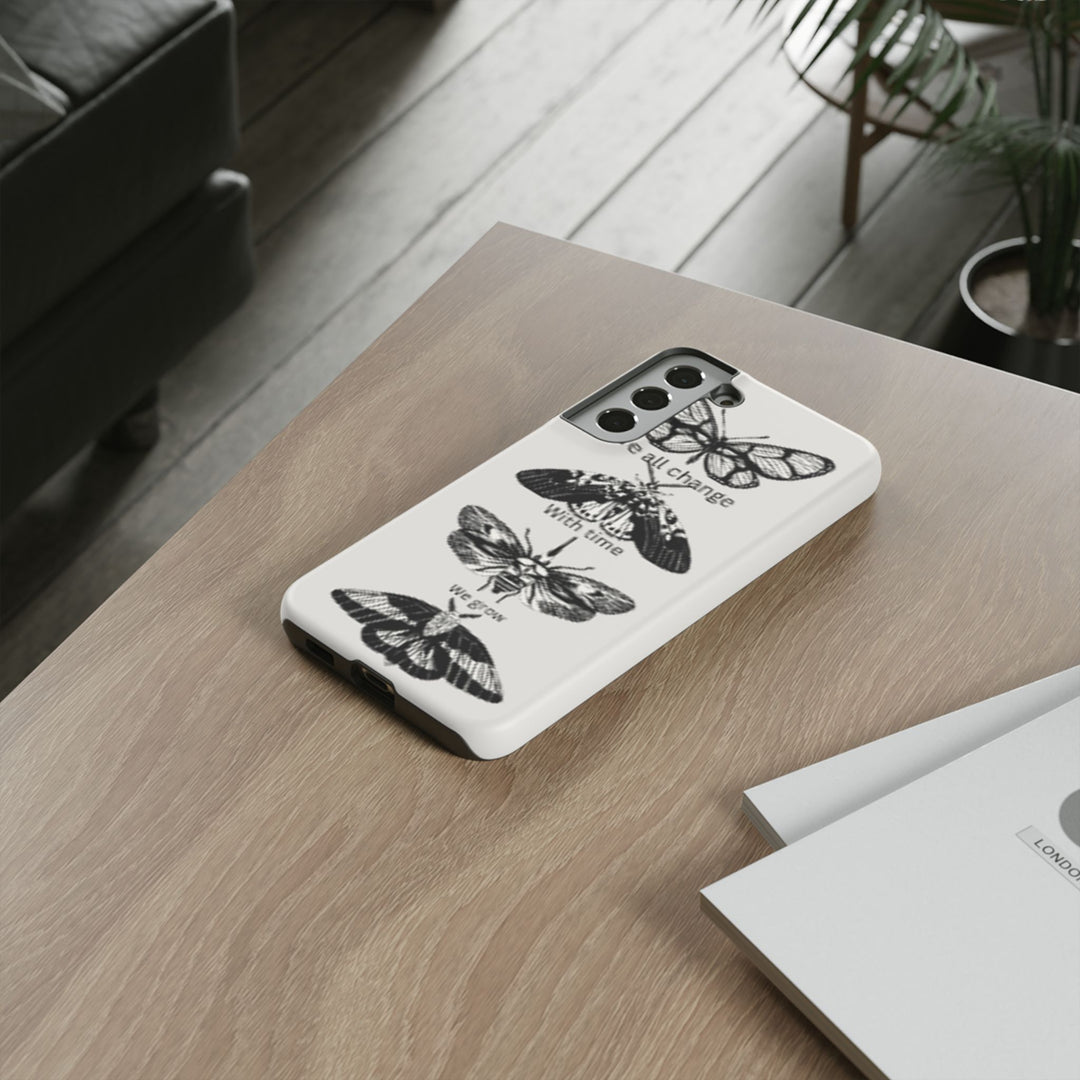 Inspirational Phone Case - We All Change With Time - Tough Cases for Nature Lovers