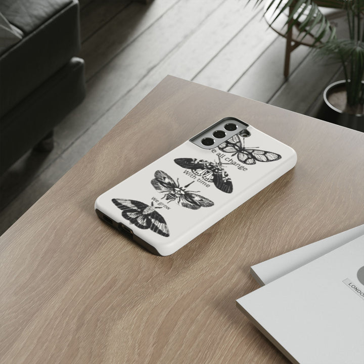Inspirational Phone Case - We All Change With Time - Tough Cases for Nature Lovers