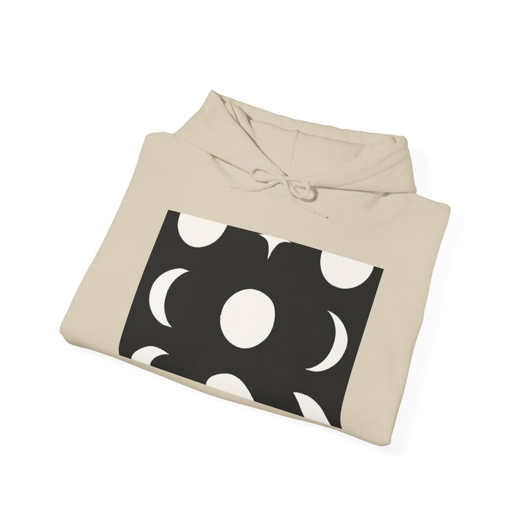 Moon Phases Unisex Hoodie, Cozy Gift for Astrology Lovers, Perfect for Fall, Winter, Art Sweatshirt, Night Sky Apparel