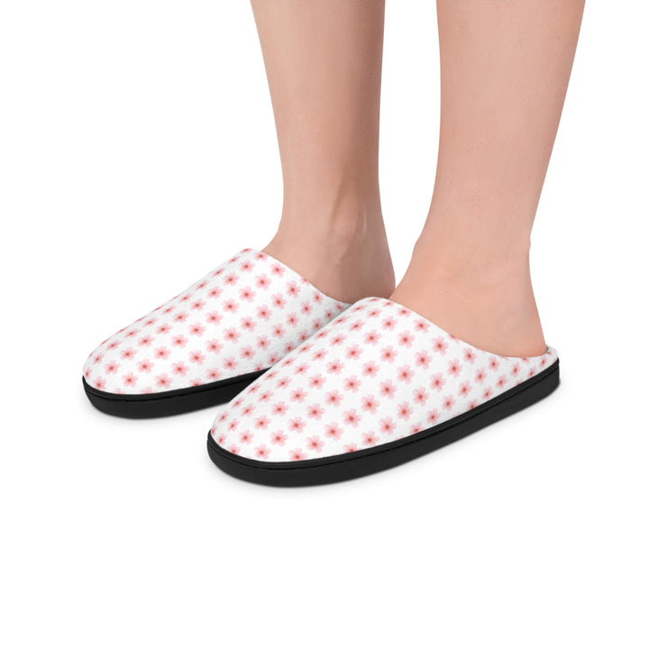 Cozy Floral Women's Indoor Slippers - Perfect for Relaxation & Home Comfort