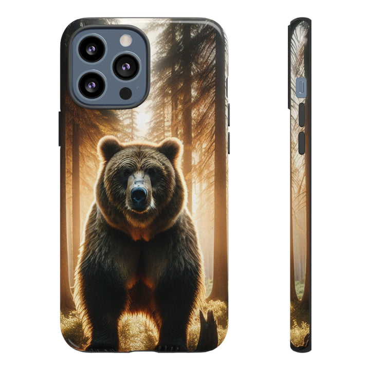 Wildlife Phone Case - Tough Cases with Bear Design, Nature Lover Gift, Animal-Themed Accessories, Eco-Friendly Tech Protection