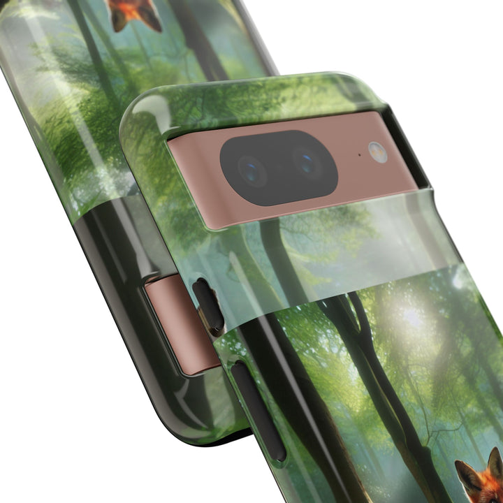 Nature-Inspired Tough Case with Fox Design