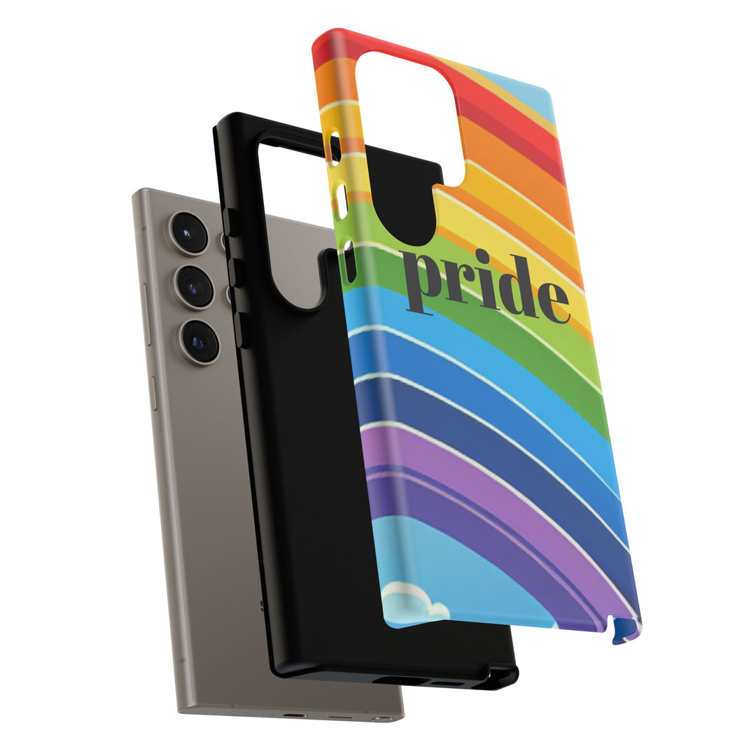 Pride Phone Case - Rainbow Gradient, LGBTQ+ Accessory, Colorful Phone Cover, Unique Gift for Pride Month, Phone Protection