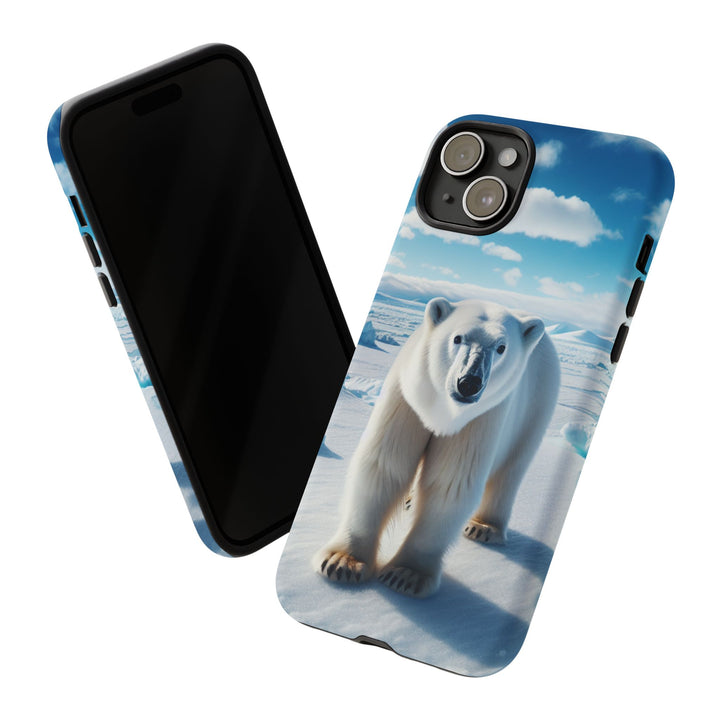 Polar Bear Tough Phone Case - Durable Protector with Arctic Design