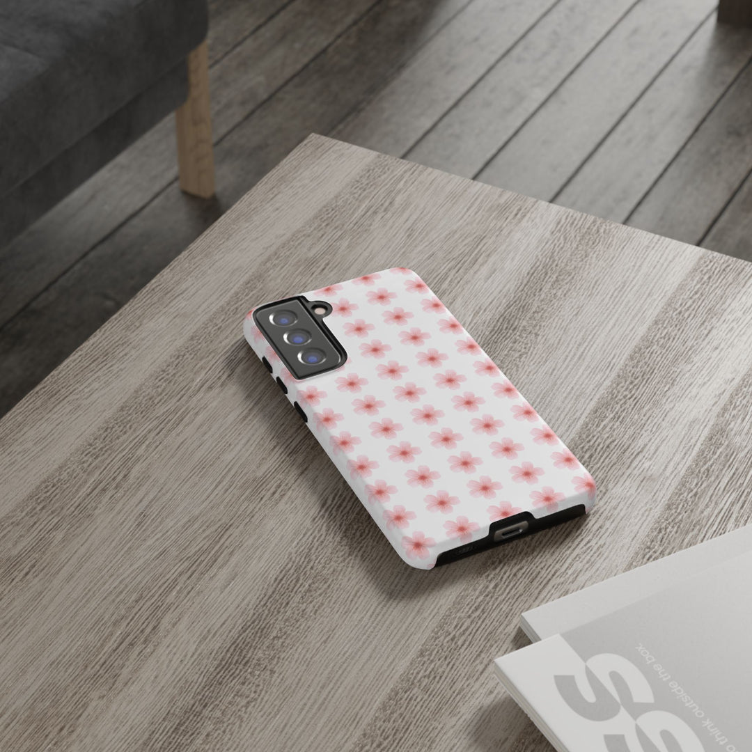 Cherry Blossom Tough Phone Case - Floral Design for Spring & Summer