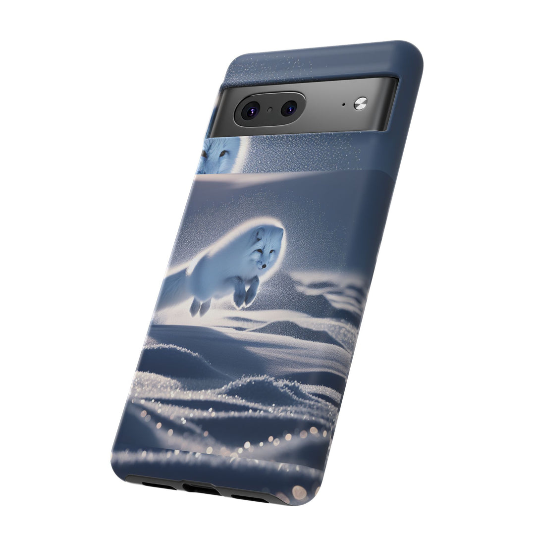 Cute Arctic Fox Phone Case – Tough Protective Cover for Animal Lovers
