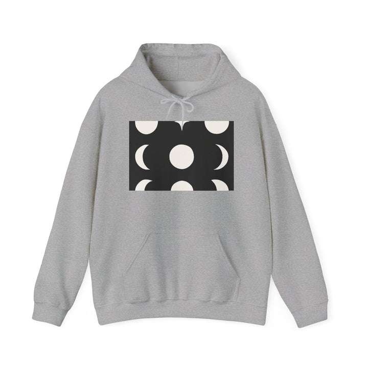 Moon Phases Unisex Hoodie, Cozy Gift for Astrology Lovers, Perfect for Fall, Winter, Art Sweatshirt, Night Sky Apparel
