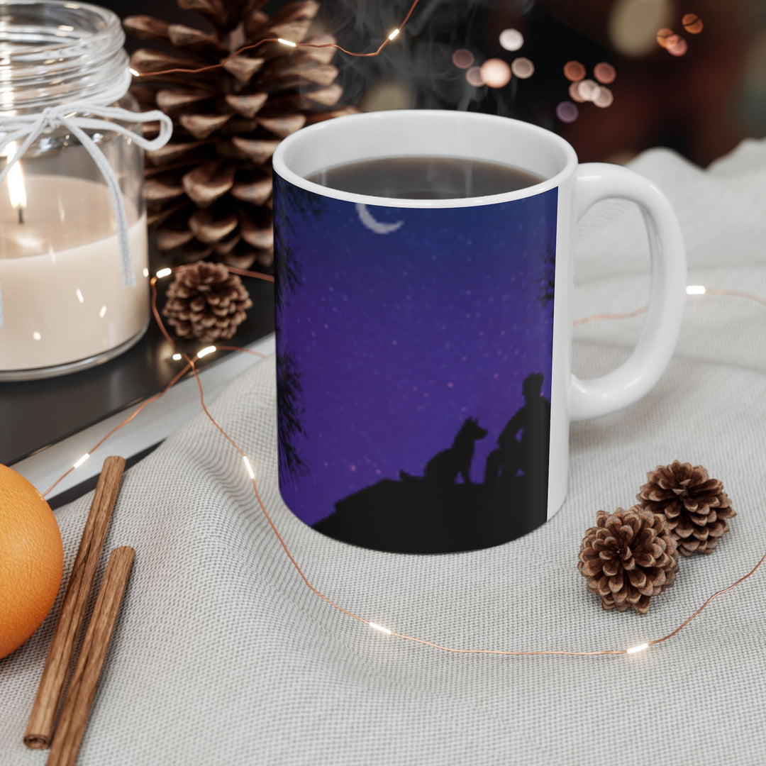 Starry Night Ceramic Mug - 11oz & 15oz | Perfect for Stargazers & Coffee Lovers