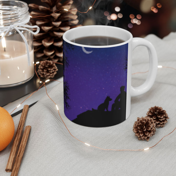 Starry Night Ceramic Mug - 11oz & 15oz | Perfect for Stargazers & Coffee Lovers