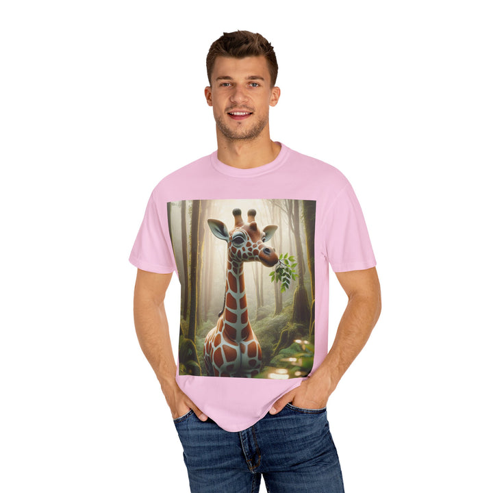 Playful Giraffe Unisex T-Shirt - Nature-Inspired Graphic Tee