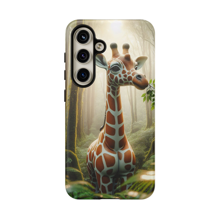 Giraffe Tough Phone Case - Cute Animal Design for Nature Lovers