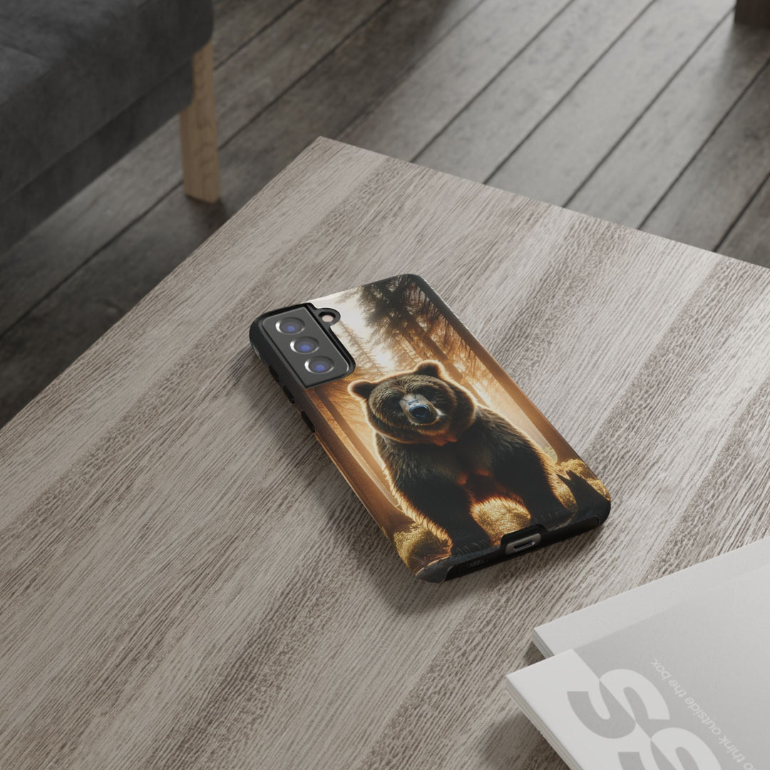 Wildlife Phone Case - Tough Cases with Bear Design, Nature Lover Gift, Animal-Themed Accessories, Eco-Friendly Tech Protection
